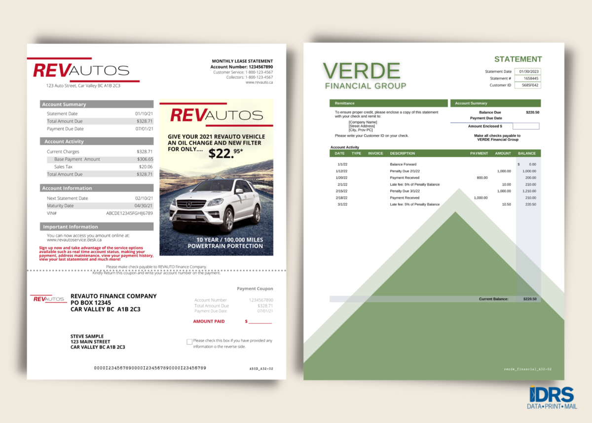 Transpromo Twitter Self-mailers... No Envelope, No Problem! – IDRS